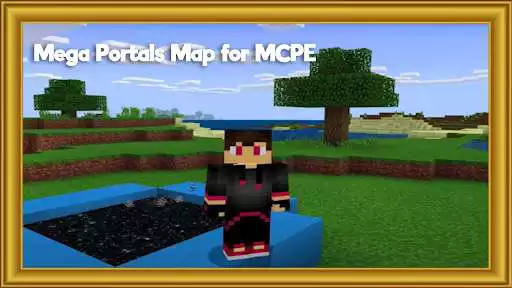 Play Mega Portals Map for MCPE as an online game Mega Portals Map for MCPE with UptoPlay