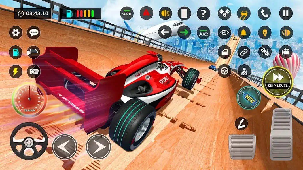 Play Mega Ramp Formula Car Stunts as an online game Mega Ramp Formula Car Stunts with UptoPlay