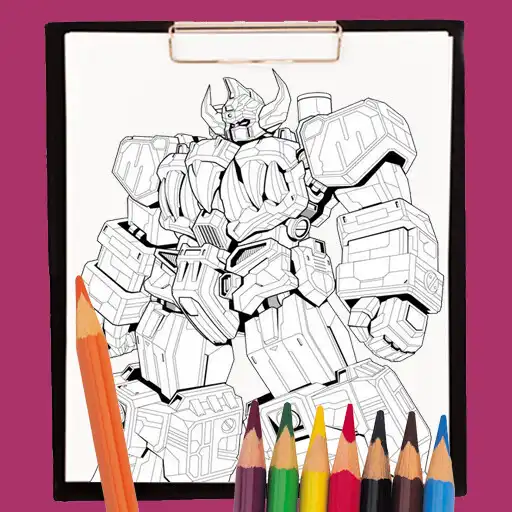 Play Mega Robot Coloring Book APK