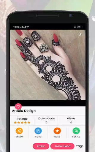 Play Mehndi Designs 2022 as an online game Mehndi Designs 2022 with UptoPlay