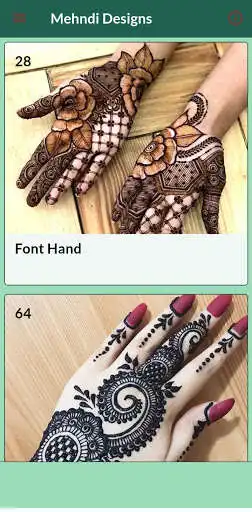 Play Mehndi Designs New as an online game Mehndi Designs New with UptoPlay