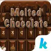 Free play online Melted Chocolate Kika Theme APK