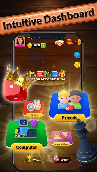 Play Membo King: Memory Color Chess as an online game Membo King: Memory Color Chess with UptoPlay