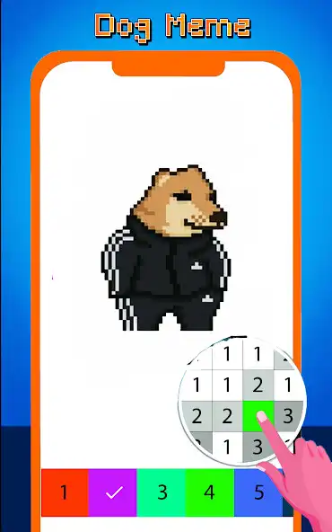 Play Meme Color by Number Pixel art  and enjoy Meme Color by Number Pixel art with UptoPlay