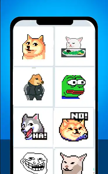 Play Meme Color by Number Pixel art as an online game Meme Color by Number Pixel art with UptoPlay