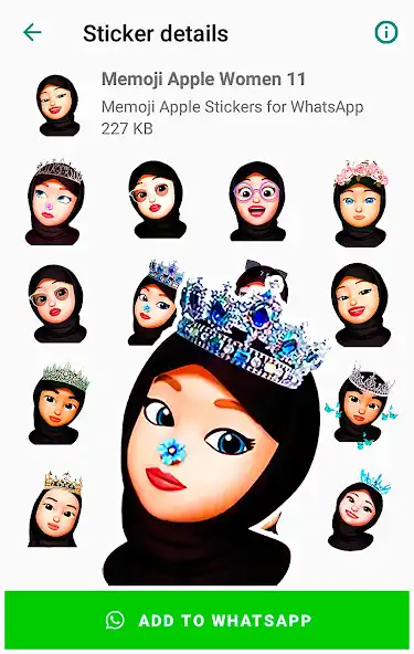 Play Memoji Hijab Muslim Stickers  and enjoy Memoji Hijab Muslim Stickers with UptoPlay