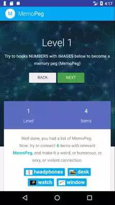 Play MemoPeg (Memory Technique - Peg System)