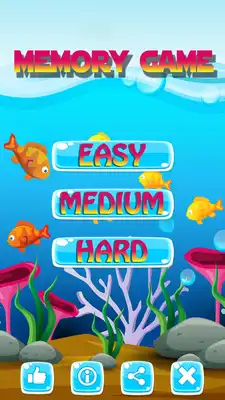 Play Memory Game - Ocean