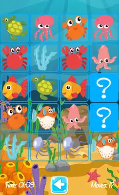 Play Memory Game - Ocean