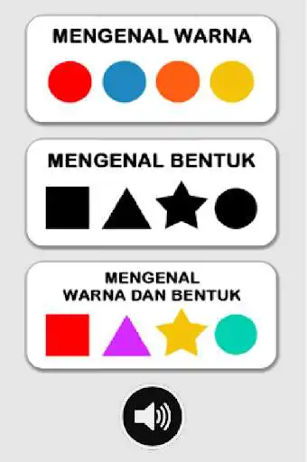 Play Mengenal Bentuk dan Warna  and enjoy Mengenal Bentuk dan Warna with UptoPlay