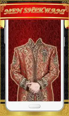 Play Men Sherwani Photo Maker