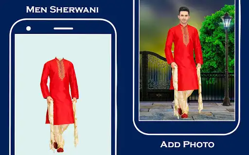 Play Men Sherwani Suit Photo Editor  and enjoy Men Sherwani Suit Photo Editor with UptoPlay