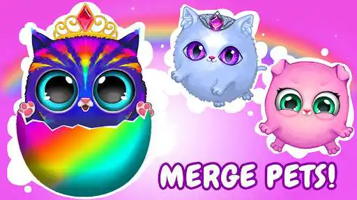 Play Merge Cute Animals: Cat  Dog as an online game Merge Cute Animals: Cat  Dog with UptoPlay