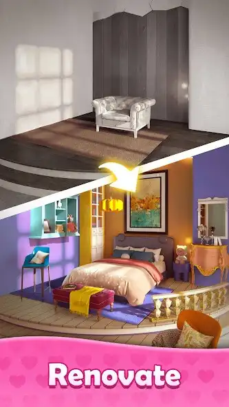 Play Merge Decor : Home Design as an online game Merge Decor : Home Design with UptoPlay