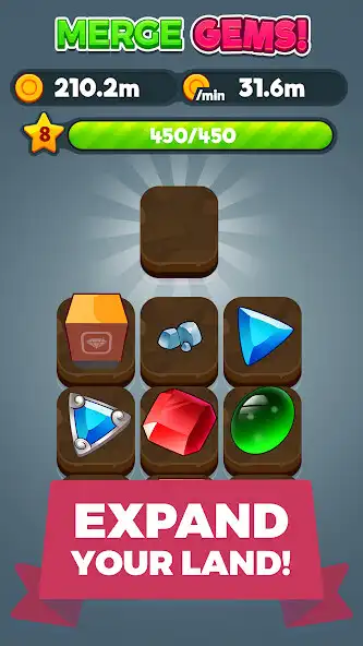 Play Merge Gems! as an online game Merge Gems! with UptoPlay