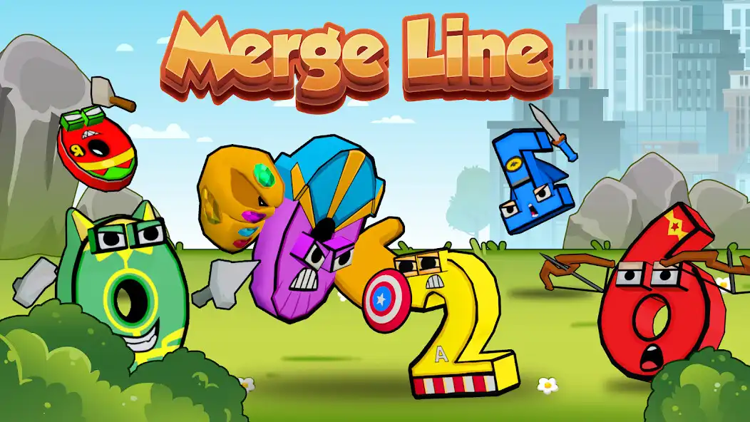 Play Merge Line: The Number Battle  and enjoy Merge Line: The Number Battle with UptoPlay