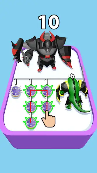 Play Merge Monster: Strategy Master as an online game Merge Monster: Strategy Master with UptoPlay