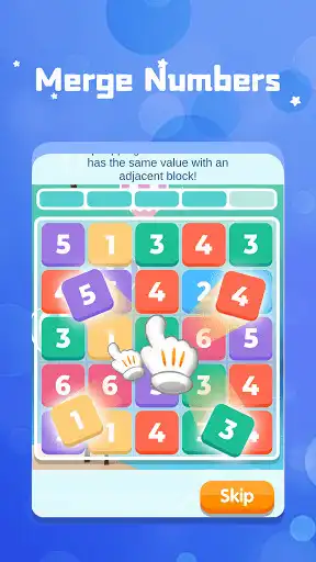 Play Merge The Number - Puzzle Games as an online game Merge The Number - Puzzle Games with UptoPlay