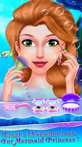 Play Mermaid Christmas Celebration as an online game Mermaid Christmas Celebration with UptoPlay