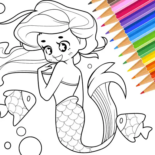 Play Mermaid Coloring:Mermaid games APK