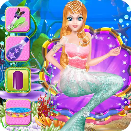 Play Mermaid Girl Nails Salon Games APK