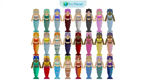 Play Mermaid Mod for Minecraft PE as an online game Mermaid Mod for Minecraft PE with UptoPlay