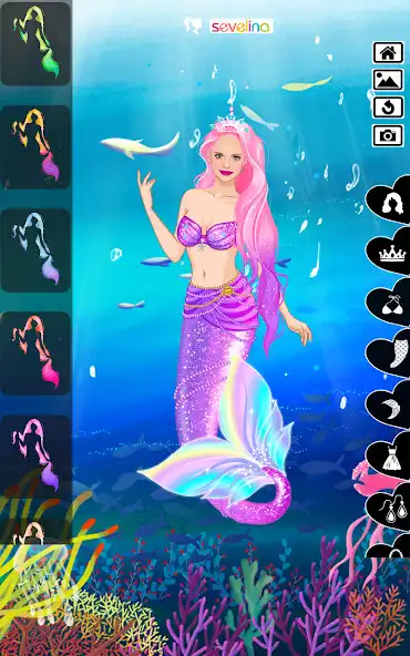 Play Mermaid Princess dress up as an online game Mermaid Princess dress up with UptoPlay