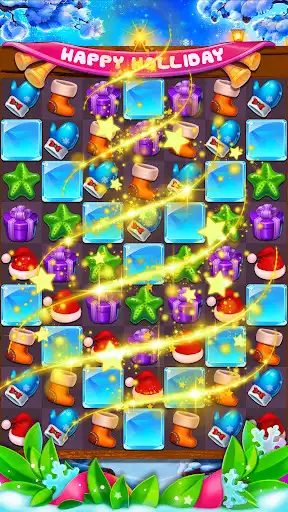 Play Merry Christmas Match 3 as an online game Merry Christmas Match 3 with UptoPlay