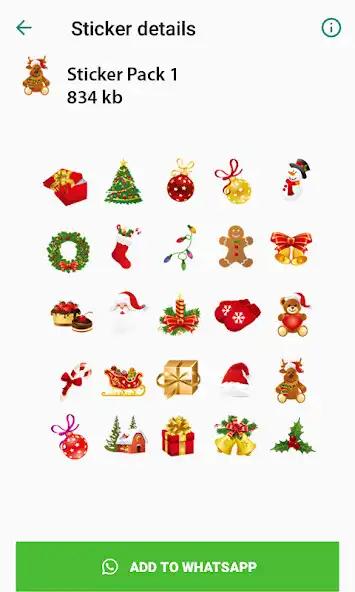 Play Merry Christmas Stickers WA Emoji for Whatsapp as an online game Merry Christmas Stickers WA Emoji for Whatsapp with UptoPlay