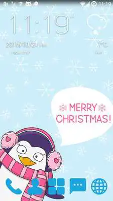 Play Merry Penguin Launcher Theme