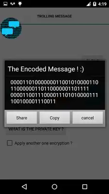 Play Message to Binary