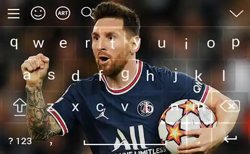 Play Messi PSG Keyboard theme  and enjoy Messi PSG Keyboard theme with UptoPlay