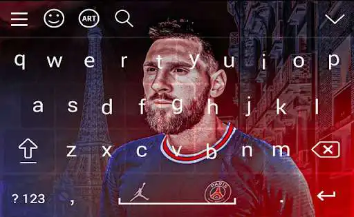 Play Messi PSG Keyboard theme as an online game Messi PSG Keyboard theme with UptoPlay