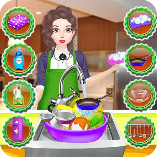 Play Messy Kitchen Cleaning Game APK