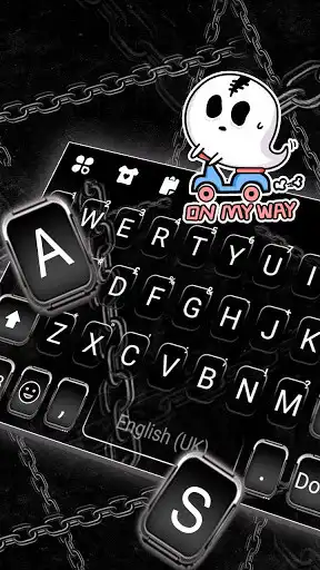 Play Metal Chains Black Keyboard Background as an online game Metal Chains Black Keyboard Background with UptoPlay