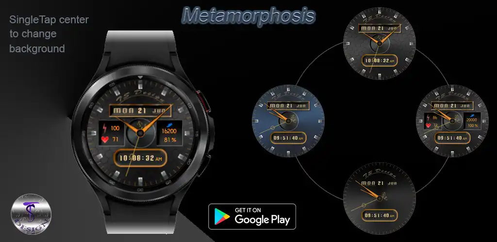 Play Metamorphosis2021 Watch Face  and enjoy Metamorphosis2021 Watch Face with UptoPlay