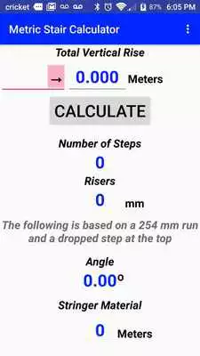 Play Metric Stair Calculator