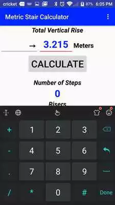 Play Metric Stair Calculator