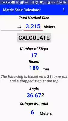 Play Metric Stair Calculator