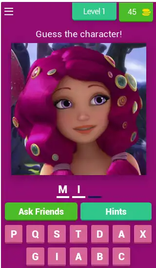 Play Mia and me Quiz Game as an online game Mia and me Quiz Game with UptoPlay