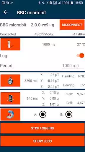 Play micro:bit logger