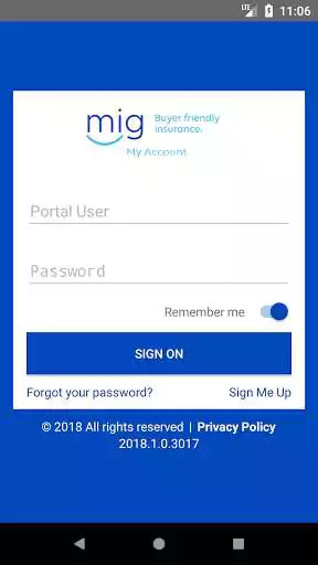 Play MIG Insurance - My Account