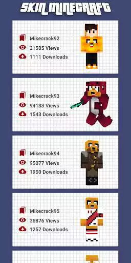 Play Mikecrack skins for Minecraft PE  and enjoy Mikecrack skins for Minecraft PE with UptoPlay