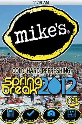 Play Mikes Spring Break App