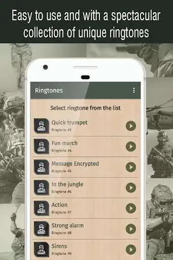 Play military ringtones for phone as an online game military ringtones for phone with UptoPlay