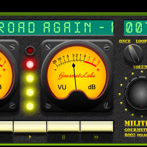 Play Militia 17 GLA folder player vintage VU-meter APK