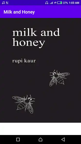 Play Milk and Honey by Rupi Kaur  and enjoy Milk and Honey by Rupi Kaur with UptoPlay