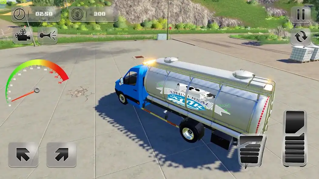 Play Milk Van Cow Milk Delivery Sim as an online game Milk Van Cow Milk Delivery Sim with UptoPlay