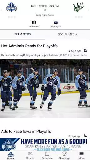 Play Milwaukee Admirals