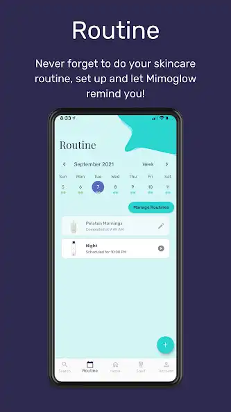 Play Mimoglow - Skincare Tracker App as an online game Mimoglow - Skincare Tracker App with UptoPlay